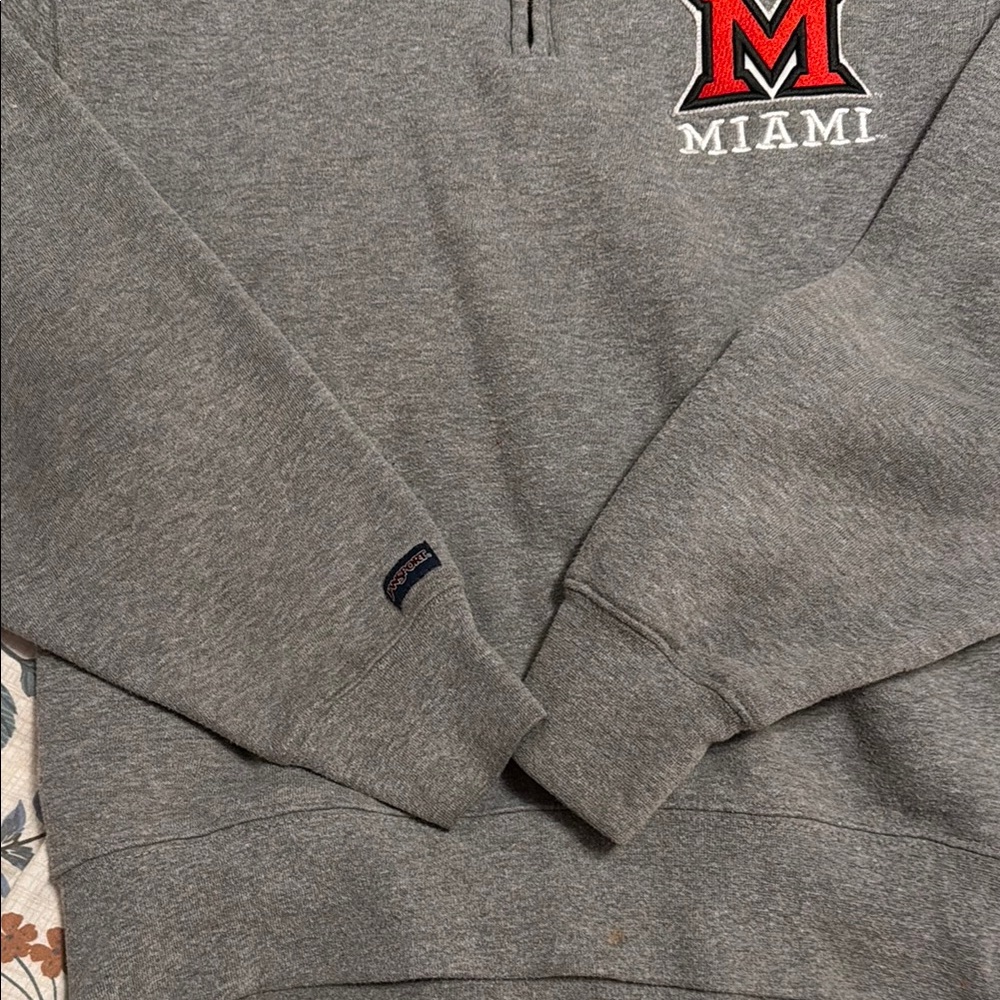 Gray Miami Quarter-Zip Sweatshirt